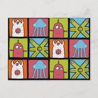 monsters b, monsters b, monsters b, monsters b briefkaart