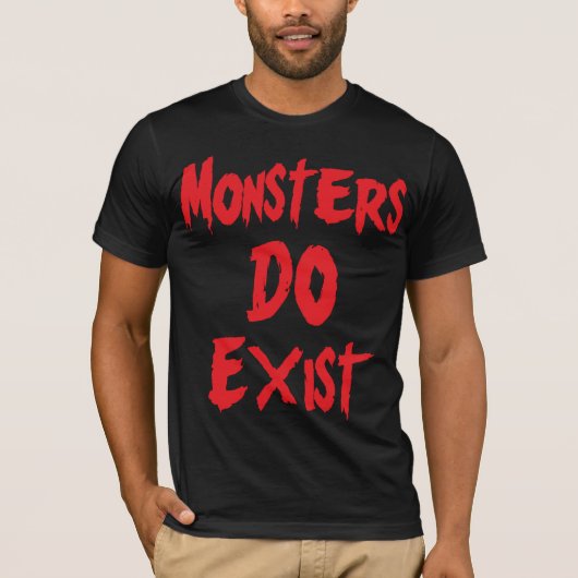 Monsters bestaan t-shirt (Voorkant)