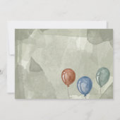 Monsters Birthday Party Invitation Kaart (Achterkant)