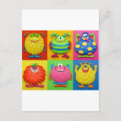 Monsters Briefkaart (Voorkant)