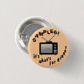 Monsters Button! Ronde Button 3,2 Cm (Voorkant /achterkant)