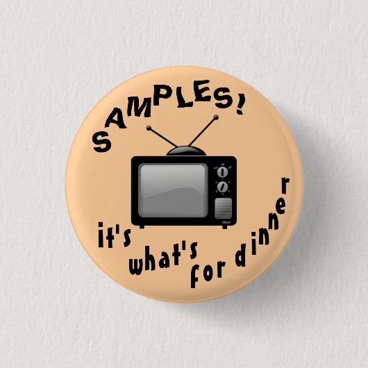 Monsters Button! Ronde Button 3,2 Cm (Voorkant)