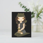 Monsters - Dinosaur-monster Briefkaart (Staand voorkant)