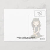 Monsters - Dinosaur-monster Briefkaart (Achterkant)