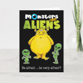 Monsters en Aliens Kaart (Voorkant)