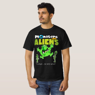 Monsters en Aliens V3 T-shirt