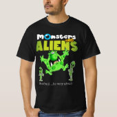 Monsters en Aliens V3 T-shirt (Voorkant)