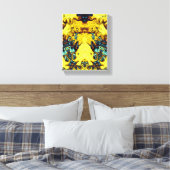 Monsters en goden epische scène canvas afdruk (Insitu (Slaapkamer))