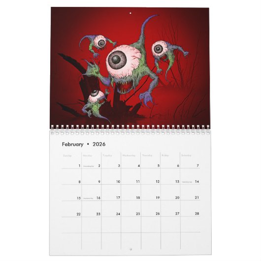 Monsters en meer III Kalender (Feb 2026)