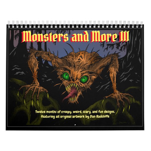 Monsters en meer III Kalender (Hoes)