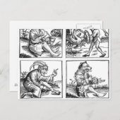 Monsters geboren uit de Deluge Briefkaart (Voorkant / Achterkant)