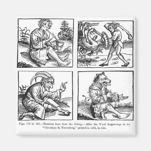 Monsters geboren uit de Deluge Magneet (Voorkant)