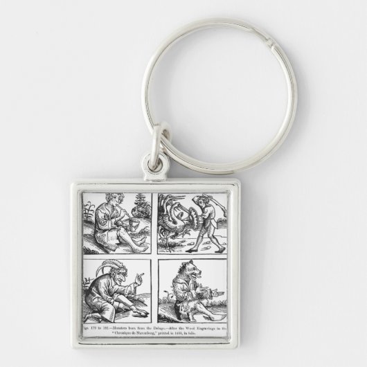Monsters geboren uit de Deluge Sleutelhanger (Voorkant)