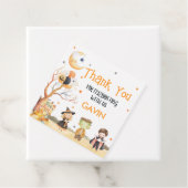 Monsters Halloween Kostuum Verjaardagsplein Bedankjes Labels (In situ)