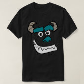 Monsters Halloween Sulley Gezicht Kostuum T-shirt (Design voorkant)