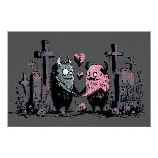 Monsters in de liefde perfect poster (Voorkant)