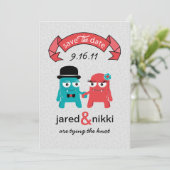 Monsters in liefde Save the Date (Staand voorkant)