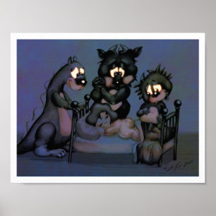 Monsters in mijn kamer poster