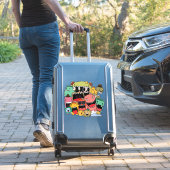 Monsters Jongens Schattige Scary Graf Street Vinyl Sticker (Koffer Insitu)