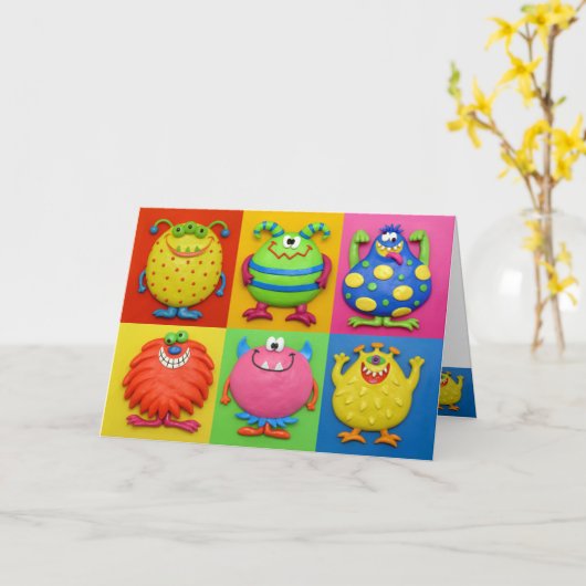 Monsters Kaart (Gele Bloem)