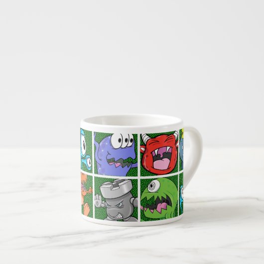 Monsters & Kaiju Espresso Kop (Voorkant rechts)