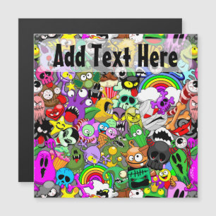 Monsters Leuke Karakters Halloween Patroon