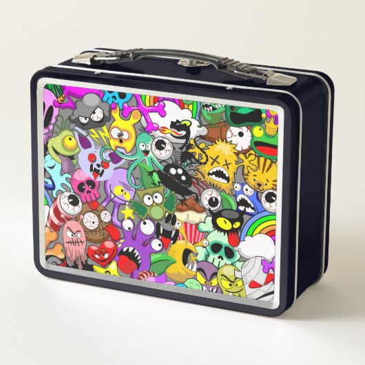 Monsters Leuke Karakters Halloween Patroon (Achterkant)