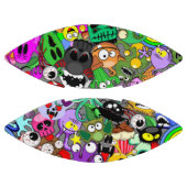 Monsters Leuke Karakters Halloween Patroon American Football (Panelen)