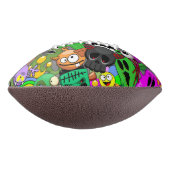 Monsters Leuke Karakters Halloween Patroon American Football (Gedraaid 90)