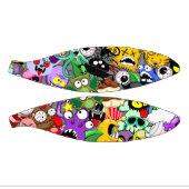 Monsters Leuke Karakters Halloween Patroon Basketbal (Panelen)