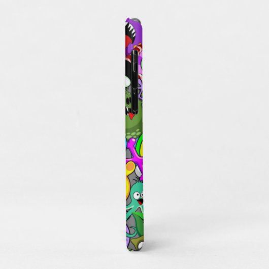 Monsters Leuke Karakters Halloween Patroon Case-Mate iPhone Case (Achterkant/links)