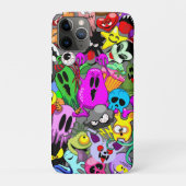 Monsters Leuke Karakters Halloween Patroon Case-Mate iPhone Case (Achterkant)