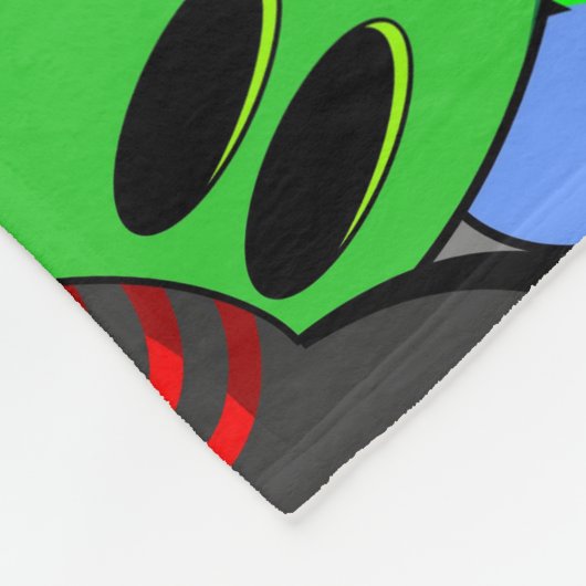 Monsters Leuke Karakters Halloween Patroon Fleece Deken (Hoek)