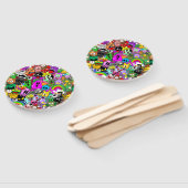 Monsters Leuke Karakters Halloween Patroon Handwaaier (Niet-gemonteerd)