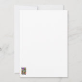 Monsters Leuke Karakters Halloween Patroon Kaart (Achterkant)