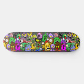 Monsters Leuke Karakters Halloween Patroon Persoonlijk Skateboard (Horizontaal)