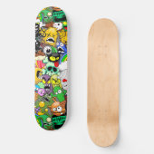 Monsters Leuke Karakters Halloween Patroon Persoonlijk Skateboard (Voorkant)