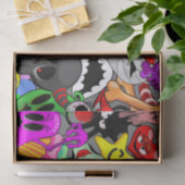 Monsters Leuke Karakters Halloween Patroon Tissuepapier (Geschenk)