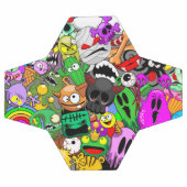 Monsters Leuke Karakters Halloween Patroon Voetbal (Enkel)