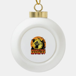 Monsters Moeder Halloween Monster Geest Skelet Spo Keramische Bal Ornament