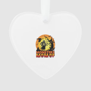 Monsters Moeder Halloween Monster Geest Skelet Spo Ornament