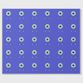 Monsters Monster Blue Boys Wrapping Paper Cadeaupapier (Vlak)