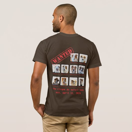 Monsters of mayhem grijs T-shirt (Achterkant volledig)