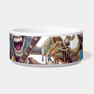 Monsters of Rock and Roll voor muziekliefhebbers Voerbakje