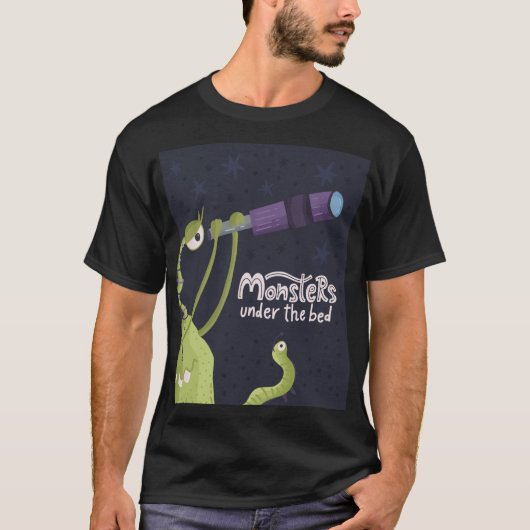 Monsters onder het bed t-shirt (Voorkant)