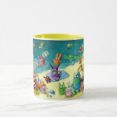 Monsters op het strand mok (Midden)