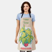 Monsters, pixel art schort (Gedragen)