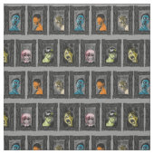 Monsters portretten Creepy Illustrations Zombies Stof (Swatch)