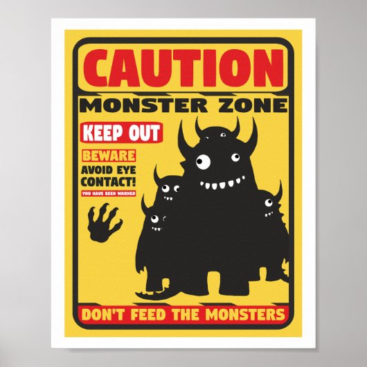 Monsters-Poster Poster (Voorkant)
