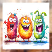 Monsters Raamsticker (Vel 2)